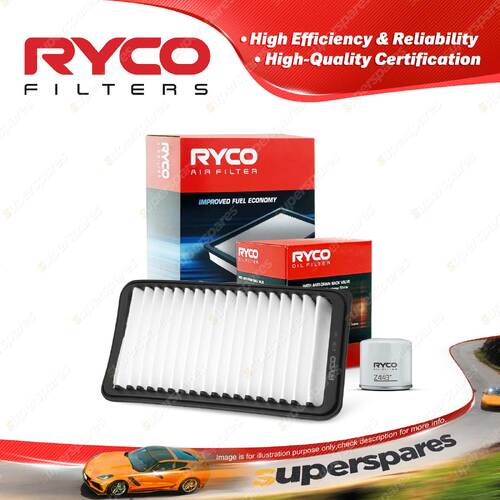 Ryco Oil Air Filter for Daihatsu Charade L251S 3cyl 1L Petrol EJ-DE 06/2003-2005