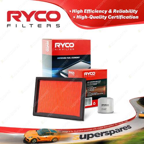 Ryco Oil Air Filter for Nissan X-Trail T31 4cyl 2.5L Petrol 10/2007-02/2014