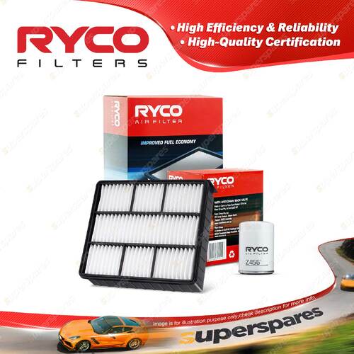 Ryco Oil Air Filter for Mitsubishi Magna TJ TL TW V6 3.5L Petrol 6G74