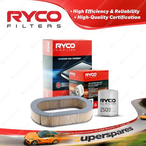 Ryco Oil Air Filter for Nissan Patrol GU 6cyl 4.2L Diesel TD42 05/1998-2003