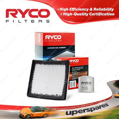 Ryco Oil Air Filter for Chrysler Sebring JS V6 2.7L Petrol 8N 12/2007-12/2011