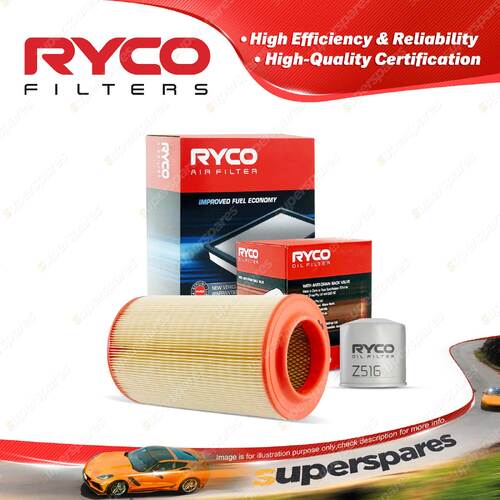 Ryco Oil Air Filter for Fiat Ducato Turbo 4cyl 2.3L F1AE0481C 02/2007-02/2012