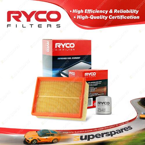 Ryco Oil Air Filter for Renault Laguna AUE30 PRS30 V6 3L Petrol L7XE 02-06
