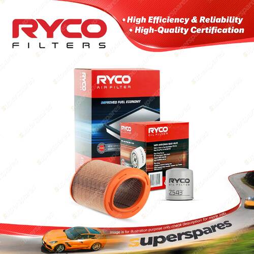 Ryco Oil Air Filter for Citroen Berlingo M49 4cyl 1.4L TU3JP 07/1999-09/2003