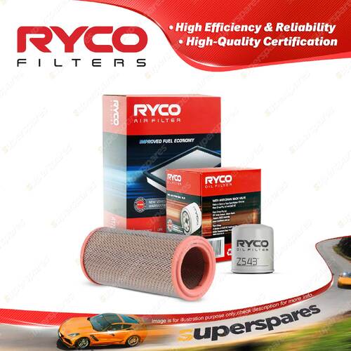 Ryco Oil Air Filter for Citroen Xantia VSX 4cyl 2L Petrol XU10 RFY 01/1996-1998