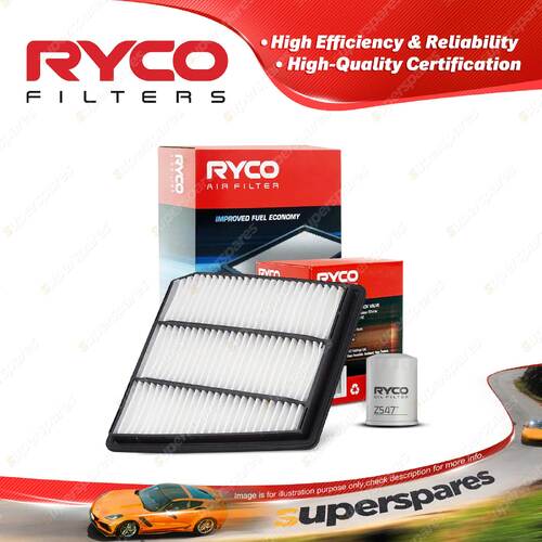 Ryco Oil Air Filter for Honda Legend KA V6 3.5L Petrol C35A3 02/2002-01/2005