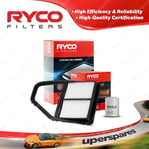 Ryco Oil Air Filter for Honda Civic ES9 EU 4cyl 1.7L Petrol D17A1 2000-2006