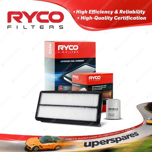 Ryco Oil Air Filter for Honda Accord 40 Series CM V6 3L Petrol J30A4 2003-2008