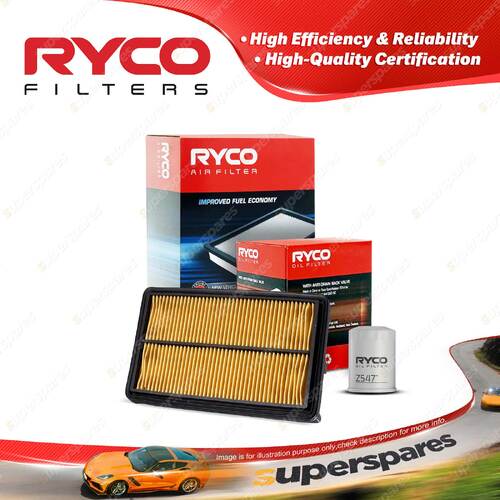 Ryco Oil Air Filter for Honda Civic FD 4cyl 2L Petrol K20Z2 02/2006-12/2011