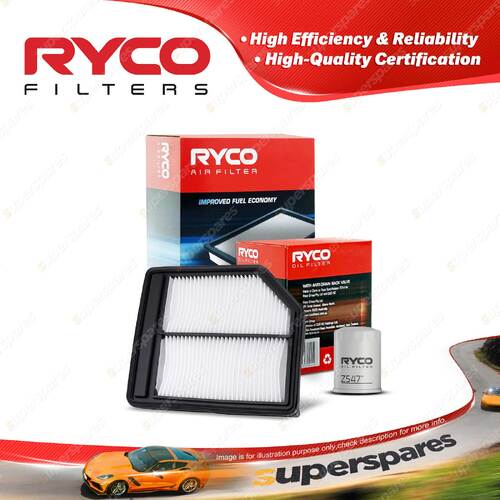 Ryco Oil Air Filter for Honda Civic FD FK 4cyl 1.8L Petrol R18A2 R18A1