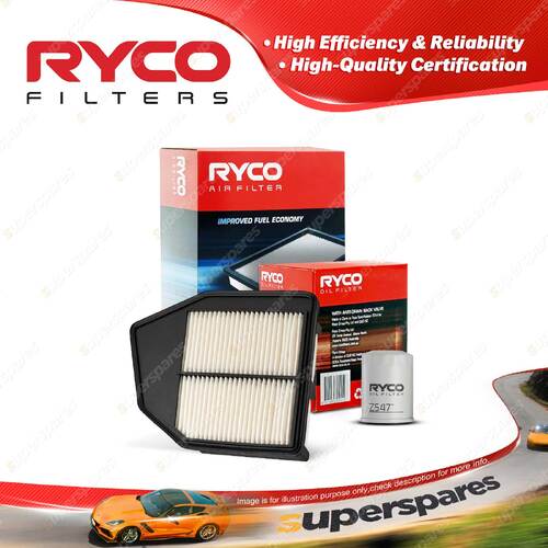 Ryco Oil Air Filter for Honda Accord 50 Series 4cyl 2.4L K24Z2 02/2008-05/2013