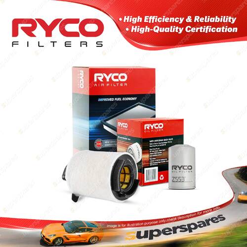 Ryco Oil Air Filter for Audi A3 8P 1.6i 4cyl 1.6L Petrol 07/2004-03/2011