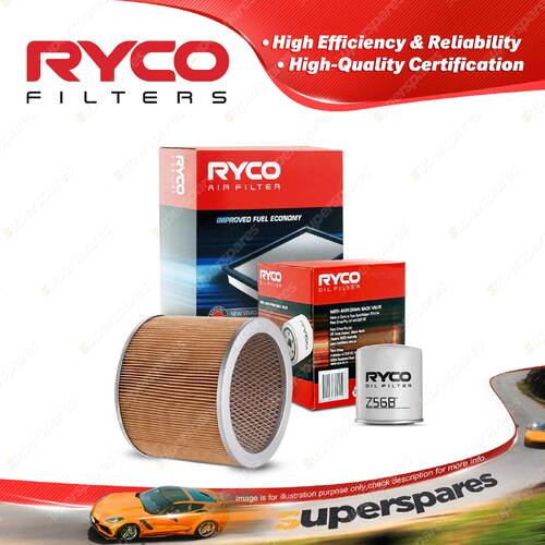 Ryco Oil Air Filter for Ford Telstar AS Turbo 4cyl 2L Petrol FE-T 1986-1987