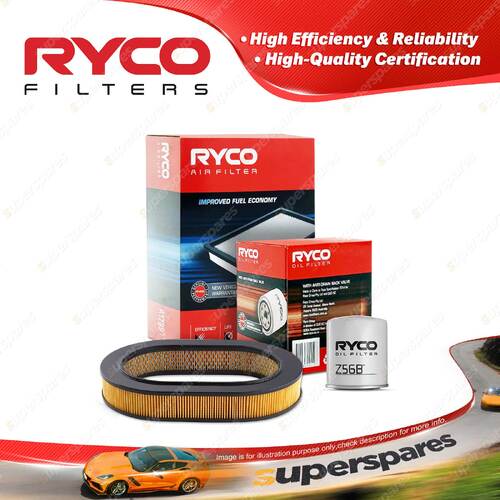 Ryco Oil Air Filter for Mitsubishi Magna TM TN TP TR TS 4cyl 2.6L Petrol 4G54