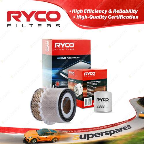 Ryco Oil Air Filter for Ford Econovan Spectron SGMD SGME SGRM 4cyl