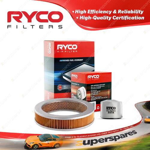 Ryco Oil Air Filter for Mazda Familia 1000 Station Wagon 1200 4cyl 1.2L Petrol