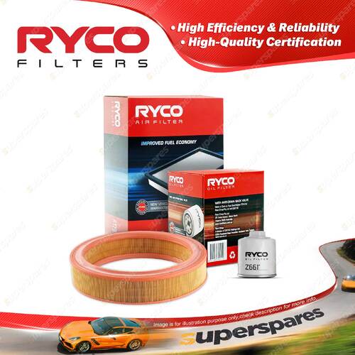 Ryco Oil Air Filter for Volkswagen Polo 6N 4cyl 1.4L 1.6L Petrol AEE AEX AHS