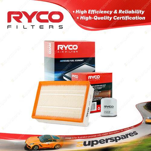 Ryco Oil Air Filter for Ford Transit VO 4cyl 2.2L Turbo Diesel CVRC 09/2014-On