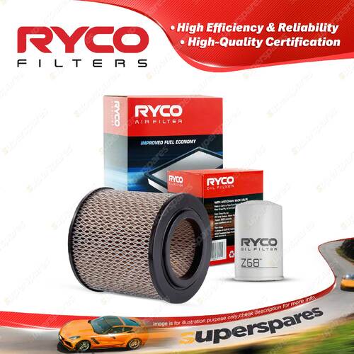 Ryco Oil Air Filter for Toyota Tarago YR20 2WD 4cyl 1.8L YR21 2cyl Petrol