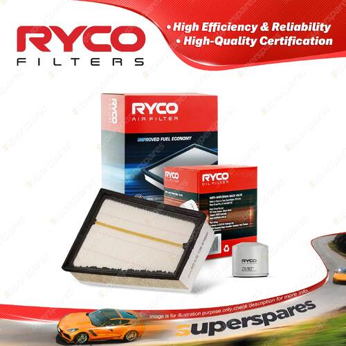 Ryco Oil Air Filter for Renault Megane X95T III 4cyl 2L F4RM874 08/2012-09/2014