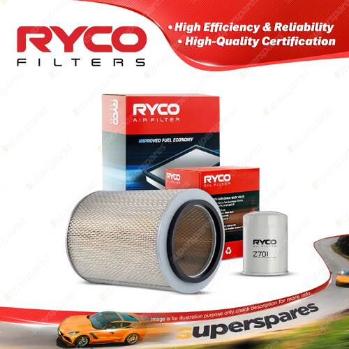 Ryco Oil Air Filter for Isuzu Nkr200 NKR77 4cyl 3L 4JH1-TC 01/2003-01/2008