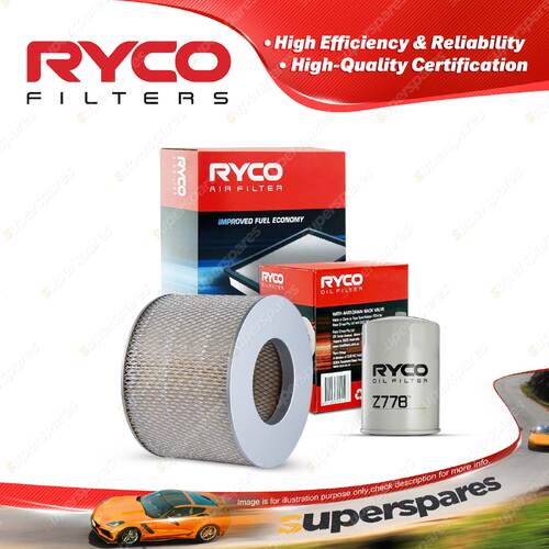 Ryco Oil Air Filter for Hino Dutro 4500 XZU305 XZU345 4cyl 4L N04C-TF 2003-2007