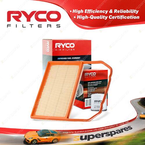 Ryco Oil Air Filter for Volkswagen Up AA 3cyl 1L Petrol CHY 10/2012-On