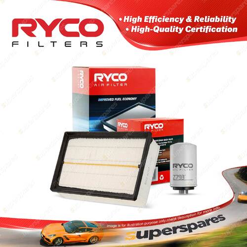 Ryco Oil Air Filter for Volkswagen Multivan T5 350 TSI CJKB 09/2011-08/2014