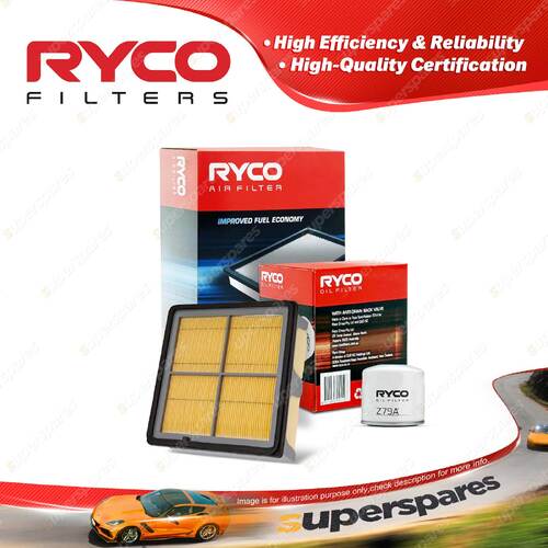 Ryco Oil Air Filter for Honda Civic EK EM Crv RD 4cyl 2L 1.6L Petrol 1995-2000