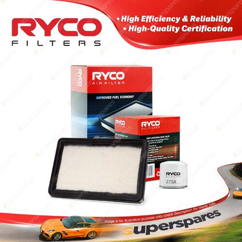 Ryco Oil Air Filter for Hyundai Excel X3 4cyl 1.5L Petrol G4EKR G4FKR