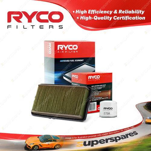 Ryco Oil Air Filter for Honda Accord CB 4cyl 2.2L Petrol F22A5 11/1989-1993