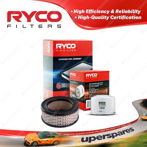 Ryco Oil Air Filter for Leyland Cars Marina 4cyl 1.5L 1.7L Petrol 1972-1975