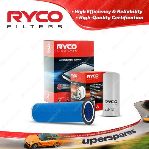 Ryco Oil Air Filter for Ford Tractor 5640 7840 8240 8340 Diesel 268 401 6-456