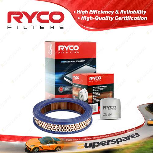 Ryco Oil Air Filter for Fiat 127 128 4cyl 1.1L 0.9L 1.3L Petrol 128A0 128A1