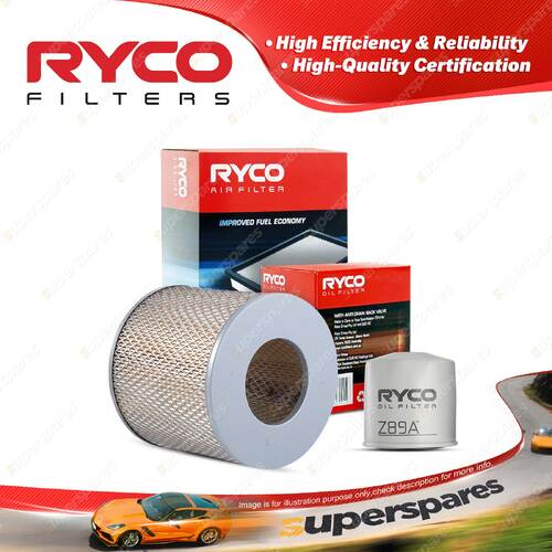 Ryco Oil Air Filter for Toyota Dyna 200 YU62 4cyl 2.2L Petrol 4YC 4Y