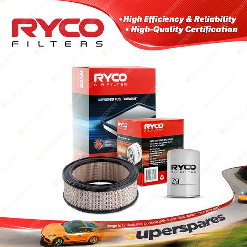 Ryco Oil Air Filter for Chrysler Valiant CL CM VH VJ VK 6cyl Petrol 1971-1973