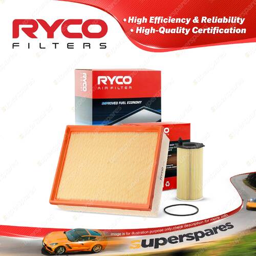 Ryco Oil Air Filter for Jeep Cherokee KK 4cyl 2.8L Turbo Diesel 08-14