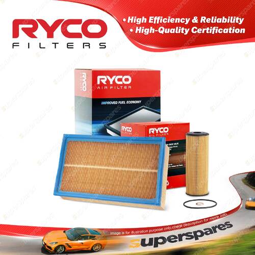 Ryco Oil Air Filter for Ssangyong Korando Musso Wagon 601 6cyl Benz E230 W210
