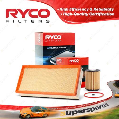Ryco Oil Air Filter for Volkswagen Touareg 7L V6 3.2L 3.6L Petrol 03-10