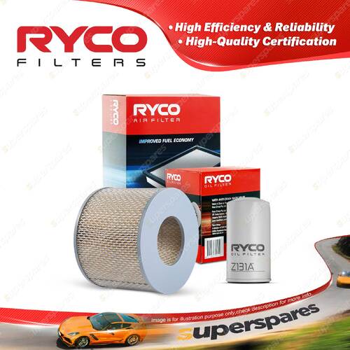 Ryco Oil Air Filter for Daihatsu Dv28D Dv28L B Series 4cyl 3L Diesel 1977-1978