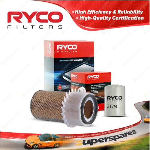 Ryco Oil Air Filter for Mazda T4100 WE WF WG 6cyl 4.1L Diesel 81-91