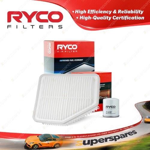 Ryco Oil Air Filter for Toyota Soarer UZZ40 V8 4.3L Petrol 04/2000-09/2005