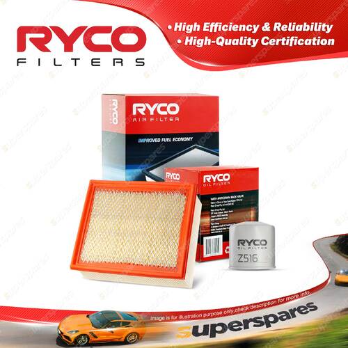 Ryco Oil Air Filter for Mazda B4000 Bravo V6 4L Petrol 05-06 Engine 1V