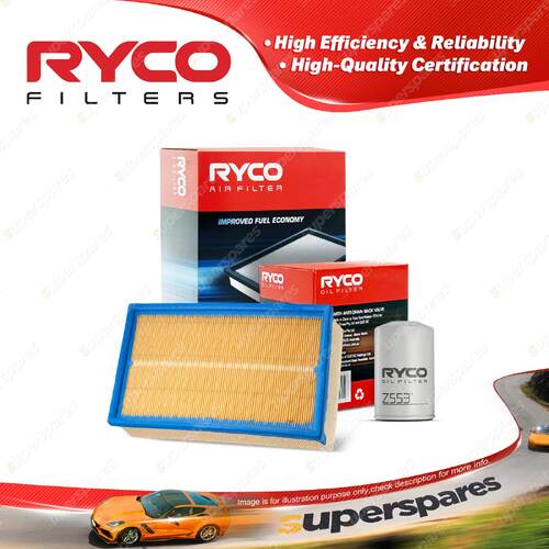 Ryco Oil Air Filter for Volkswagen Passat 3A 4cyl 2L Petrol 07/1995-02/1997