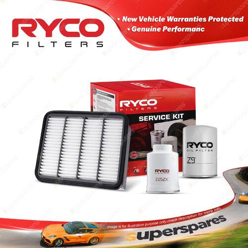 Ryco Oil Air Fuel Filter Service Kit for Ford Courier PG PH PE Panel 2002-2006