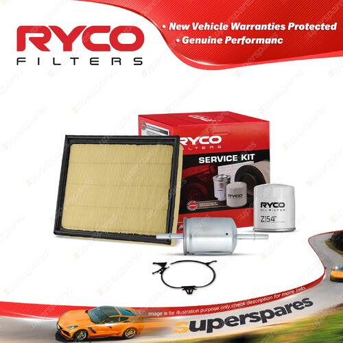 Ryco Oil Air Fuel Filter Service Kit for Holden Astra TS II 1998-2004
