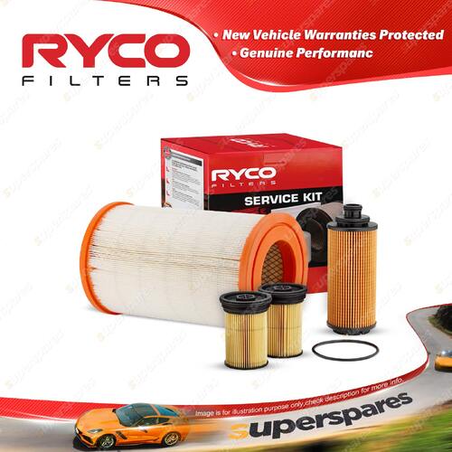 Ryco Oil Air Fuel Filter Service Kit for Holden Trailblazer RG Colorado Z71 RG
