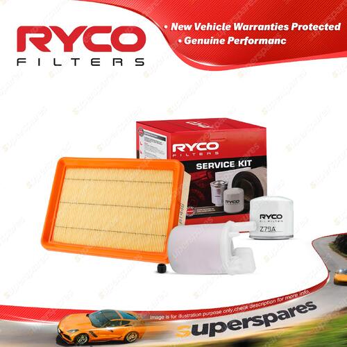 Ryco Oil Air Fuel Filter Service Kit for Hyundai Elantra XD Tiburon GK