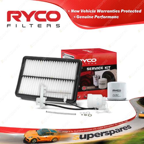 Ryco Oil Air Fuel Filter Service Kit for Mazda Cx-5 KE 02/2013-On