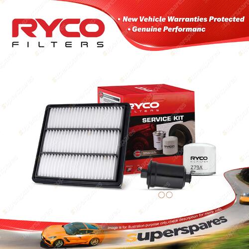 Ryco Oil Air Fuel Filter Service Kit for Mitsubishi Pajero NJ NK 6G74A NL